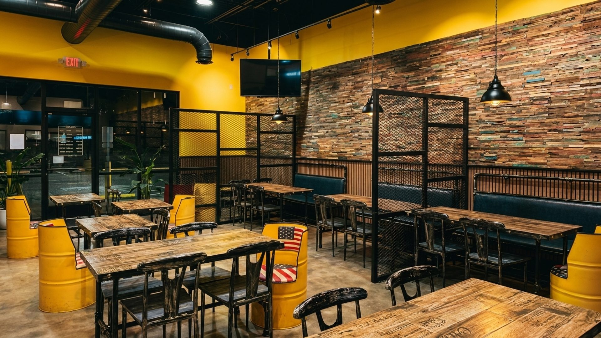 The dining room on West Broad Street